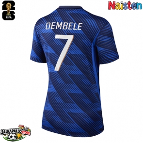 Ranska Ousmane Dembele #7 Kotipaita Naisten MM-kisat 2026 Lyhythihainen
